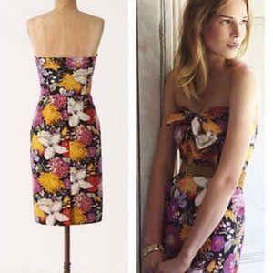 Anthro Moulinette Soeurs strapless dress, sz 4
